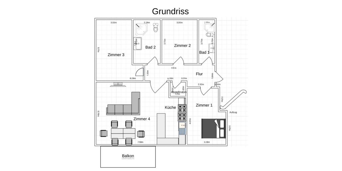 Etagenwohnung Braunschweig Broitzem - 4 Zimmer, 108 m&sup2;, 420.000&euro; | Angebot:27197580