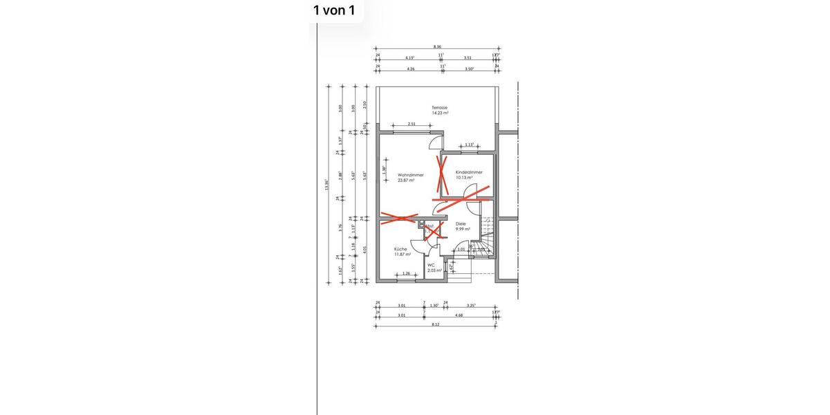 Reihenhaus Braunschweig Heidberg-Melverode - 4 Zimmer, 120 m&sup2;, 300.000&euro; | Angebot:27299641