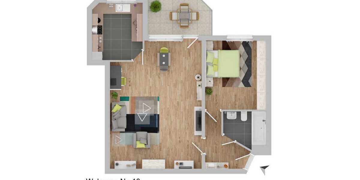 Schnuckeliges, neues Zuhause sucht Leben - Etagenwohnung Hildesheim Itzum | Angebot:26836195