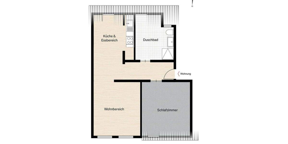 Etagenwohnung Hildesheim Süd - 2 Zimmer, 50 m&sup2;, 149.000&euro; | Angebot:24724364