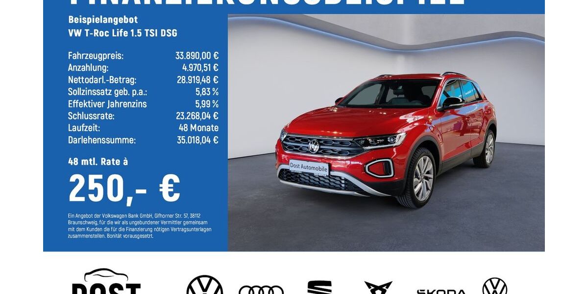 VW T-Roc 6.000 km 32.890 &euro; Hildesheim 31135