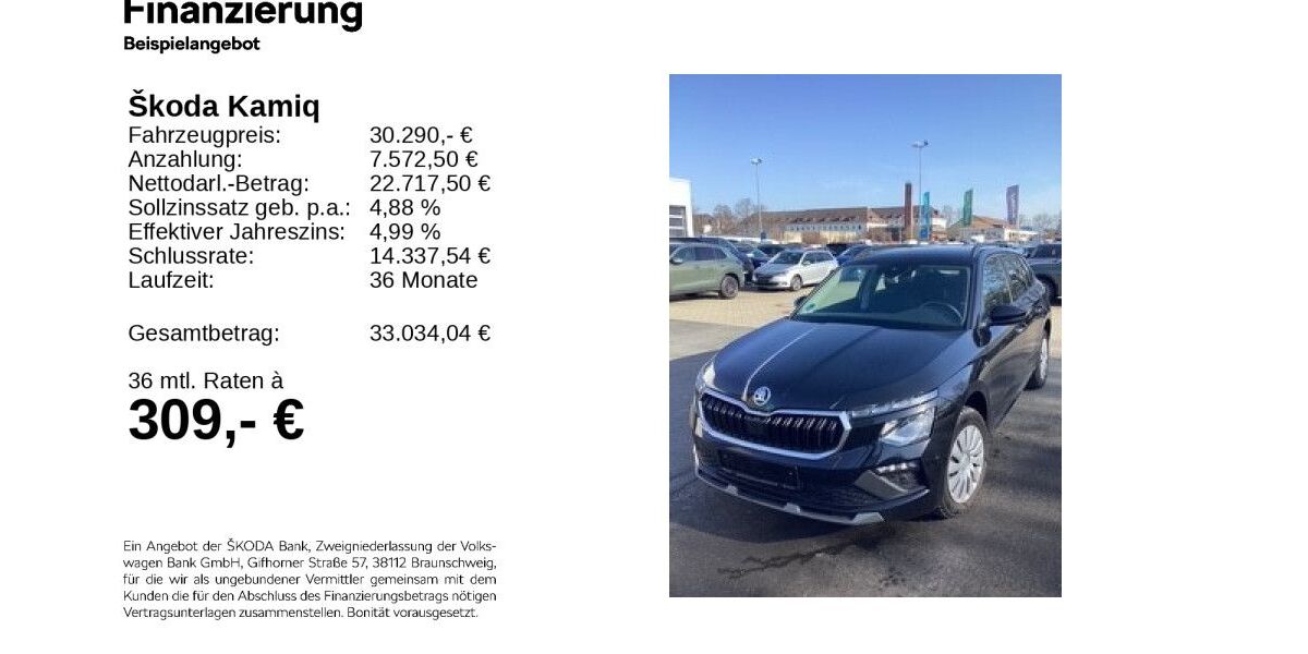 Skoda Kamiq 4.998 km 29.990 &euro; Hildesheim 31137