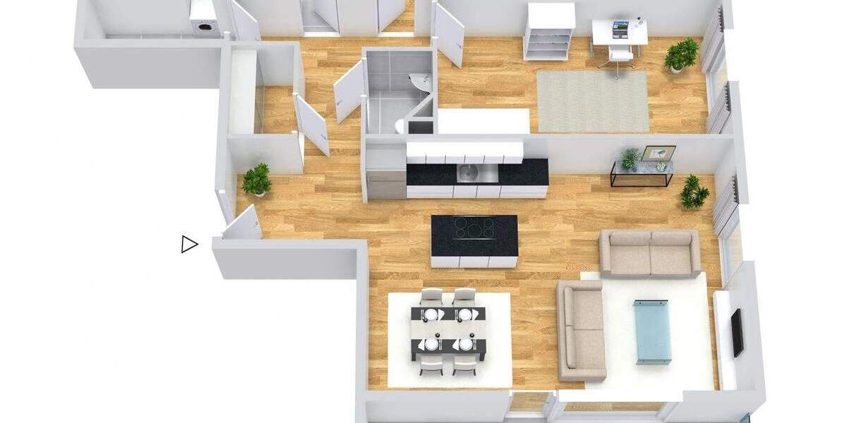 Etagenwohnung Ilsede Ölsburg - 3 Zimmer, 115 m&sup2;, 432.900&euro; | Angebot:25775171