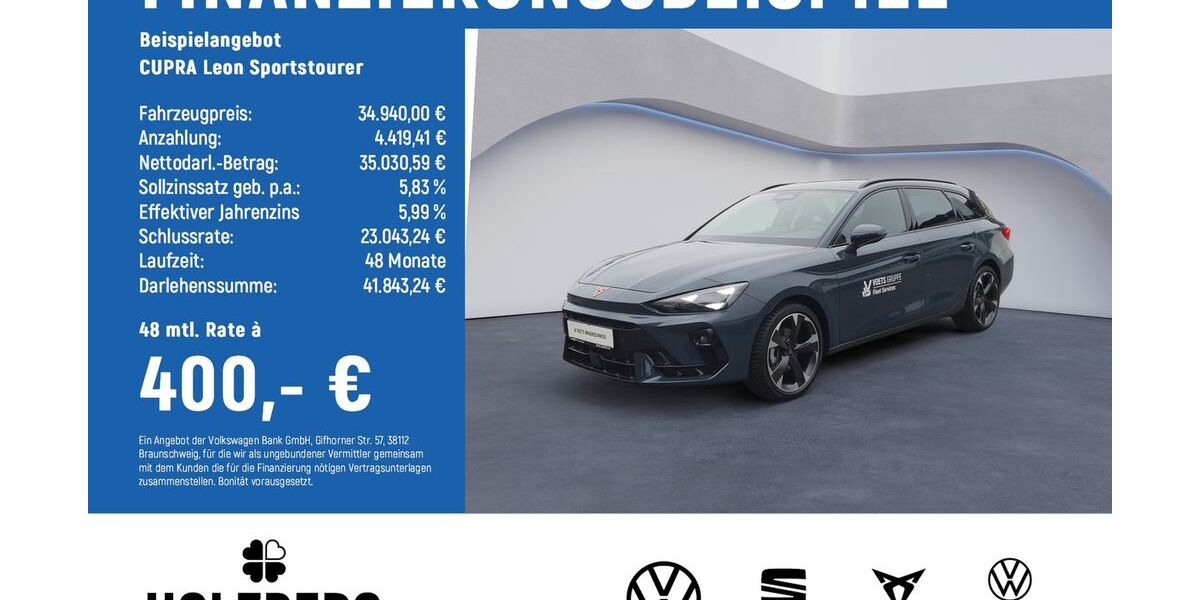 Cupra Leon 2.500 km 34.940 &euro; Braunschweig 38114