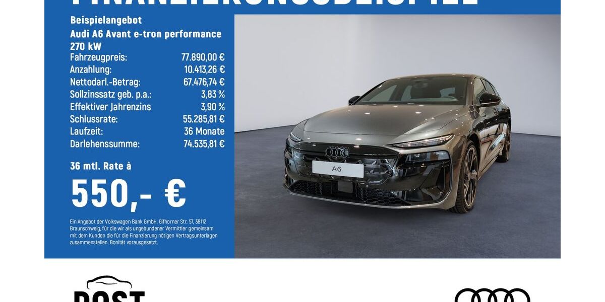 Audi A6 4.500 km 76.890 &euro; Hildesheim 31135