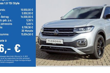 VW T-Cross 9.300 km 19.950 &euro; Braunschweig 38108