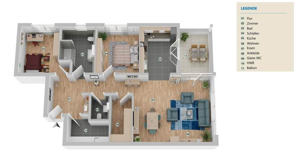 Wohnen in Bestlage! 3 zimmer