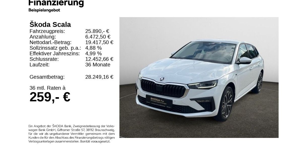 Skoda Scala 24.457 km 24.590 € Hildesheim 31137