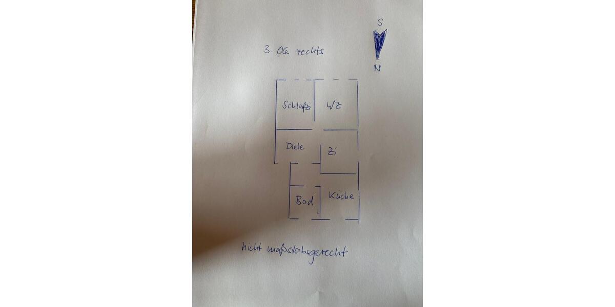 Etagenwohnung Braunschweig Nordstadt - 3 Zimmer, 80 m&sup2;, 650&euro; | Angebot:26394118
