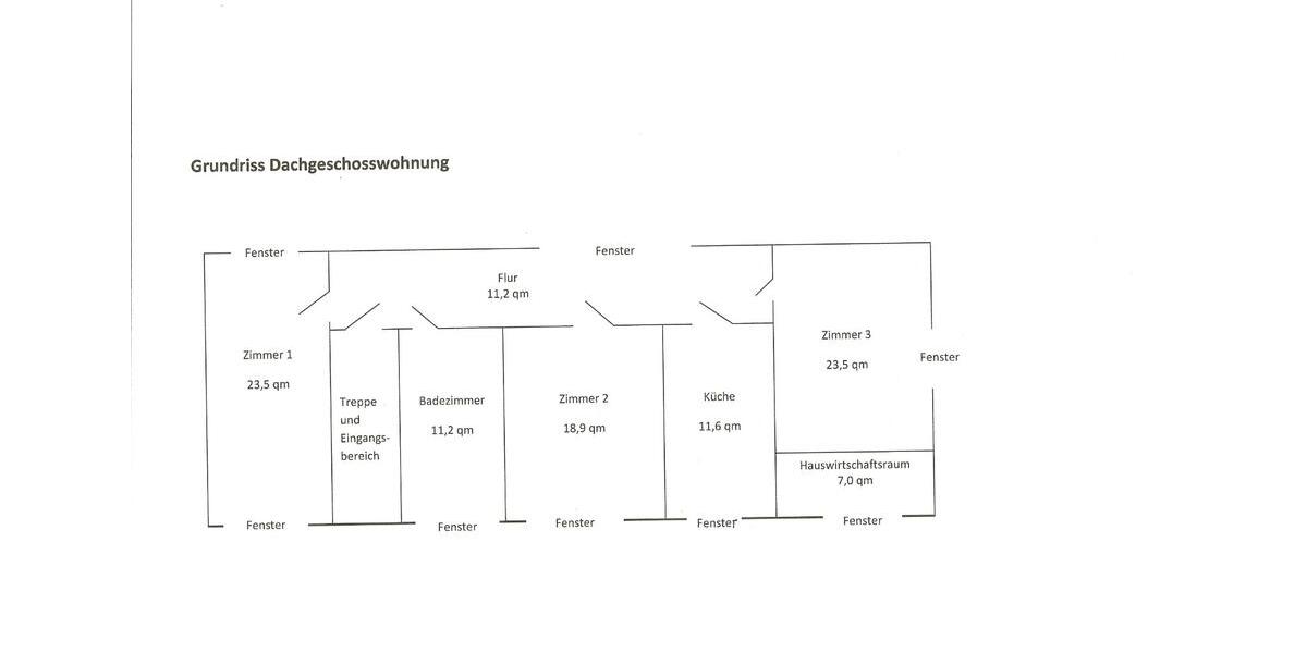 Dachgeschoßwohnung Langelsheim - 3 Zimmer, 107 m&sup2;, 495&euro; | Angebot:26249585