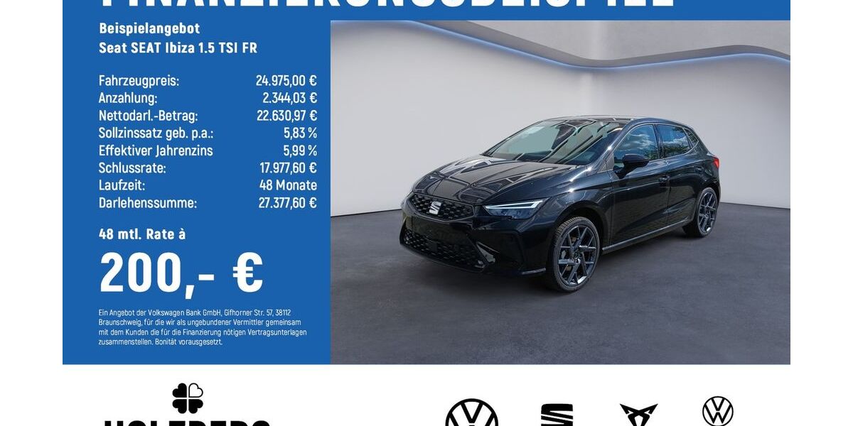 Seat Ibiza 1.500 km 24.475 &euro; Braunschweig 38114