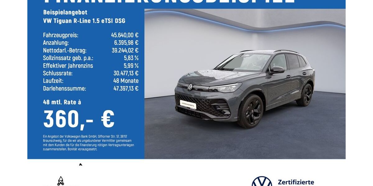 VW Tiguan 1.500 km 46.540 &euro; Wolfenbüttel 38304