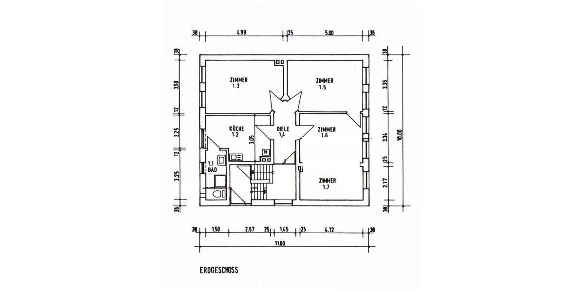 Etagenwohnung Hildesheim Ost - 3 Zimmer, 74 m&sup2;, 169.000&euro; | Angebot:25770046