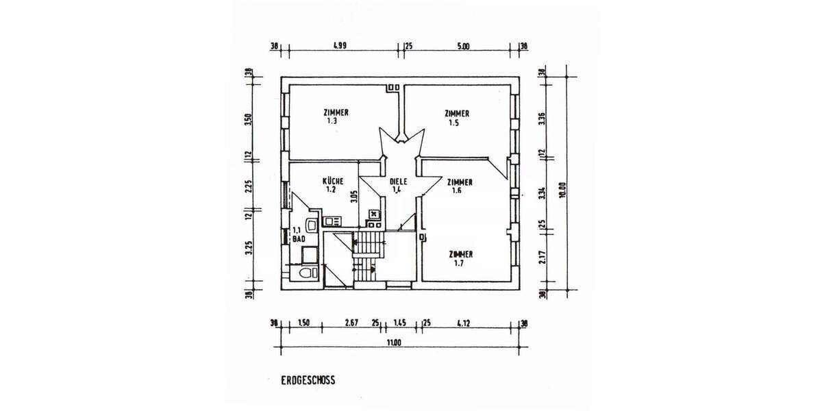 Etagenwohnung Hildesheim Ost - 3 Zimmer, 74 m&sup2;, 169.000&euro; | Angebot:25665089