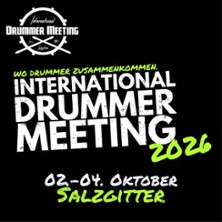 International Drummer Meeting Konzert 03.10.2026 Kulturscheune
