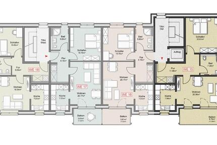 Wohnung Vechelde - 2 Zimmer, 73 m&sup2;, 970&euro; | Angebot:27608292