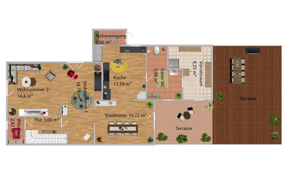 Doppelhaushälfte 7 zimmer