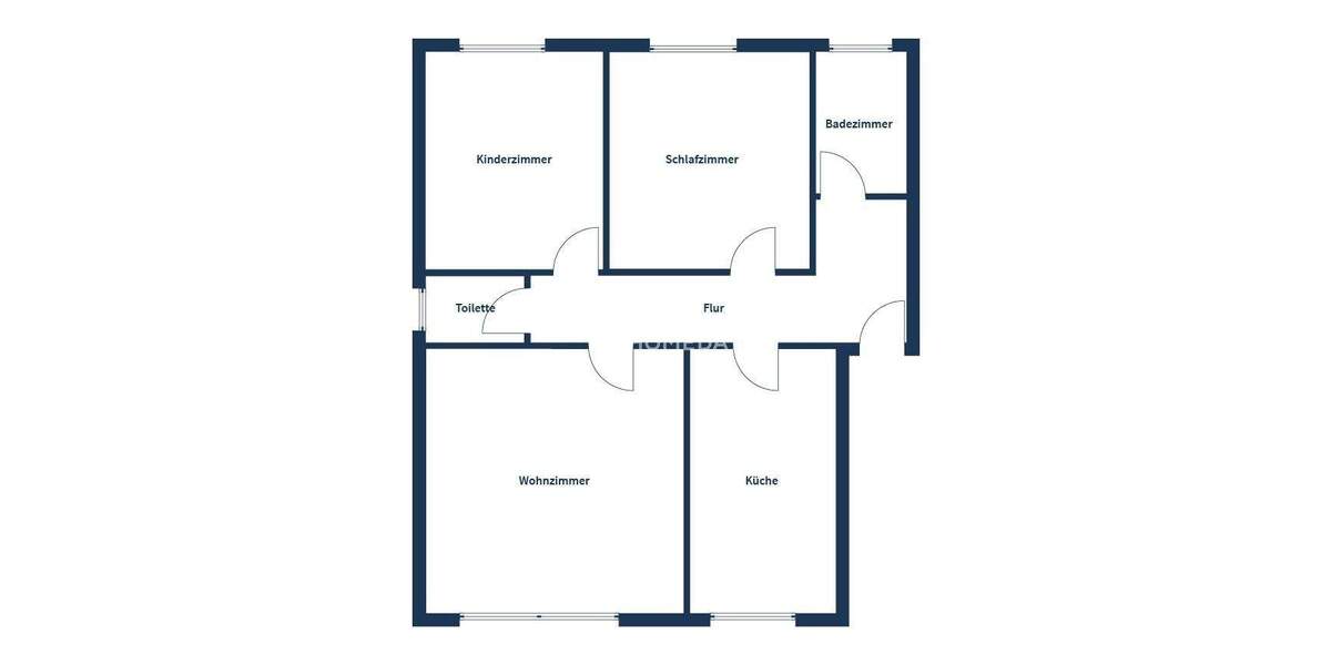 Gepflegte 3-Zimmer-Wohnung in ruhiger Lage mit Keller und Garage 3 zimmer