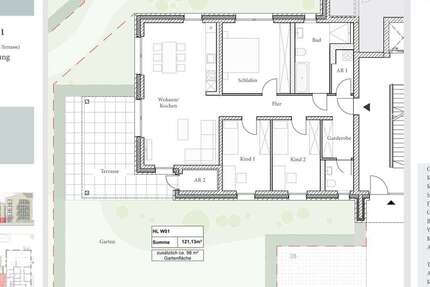 Wohnung Wolfenbüttel - 4 Zimmer, 121 m&sup2;, 579.100&euro; | Angebot:27168623