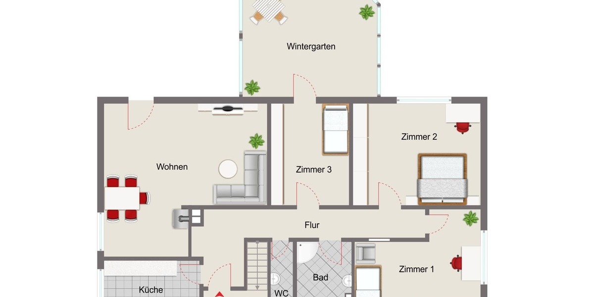 Wohnen auf einer Ebene mit Einliegerwhg. - Bungalow Hildesheim Neuhof | Angebot:25807262