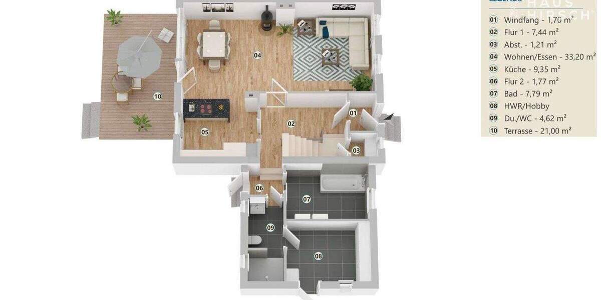 Doppelhaushälfte mit schönem Garten für Stadtmenschen 5 zimmer