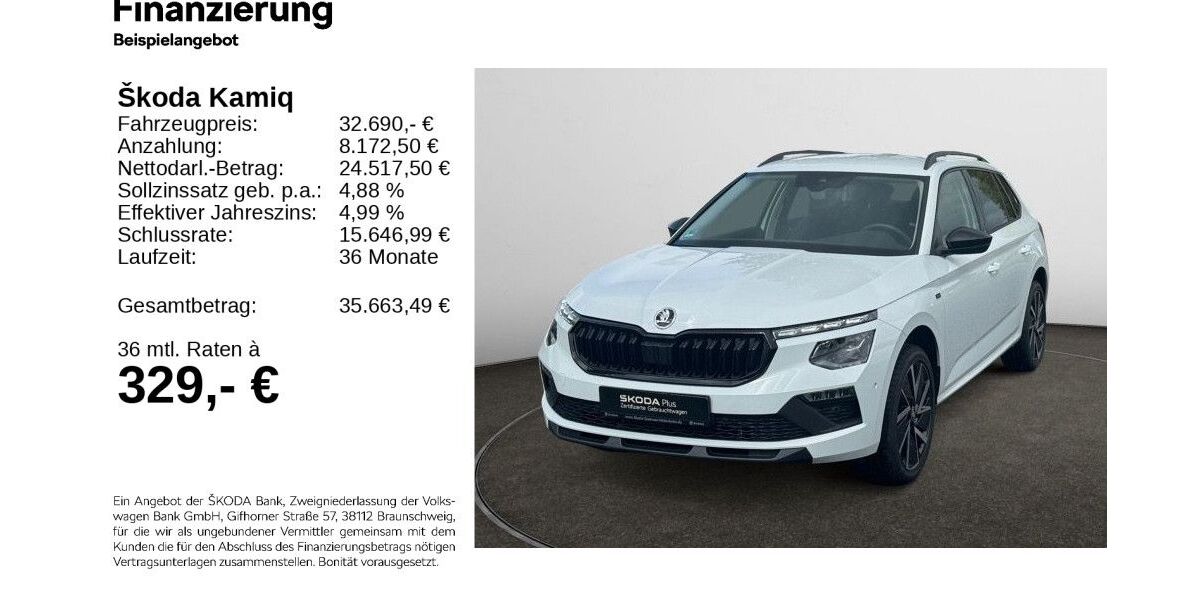 Skoda Kamiq 4.600 km 32.390 &euro; Hildesheim 31137