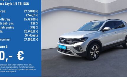 VW T-Cross 6.800 km 27.270 &euro; Braunschweig 38124