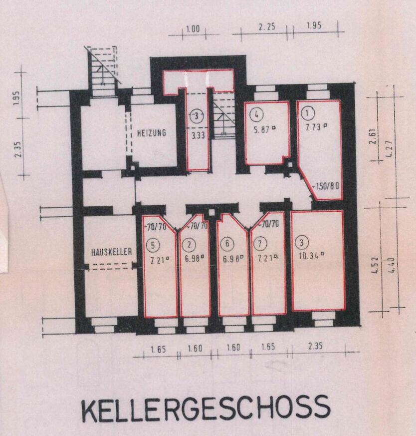 4 Zi. + Kü + Bad, ca. 100 m², 1. OG, renoviert, optional Garage