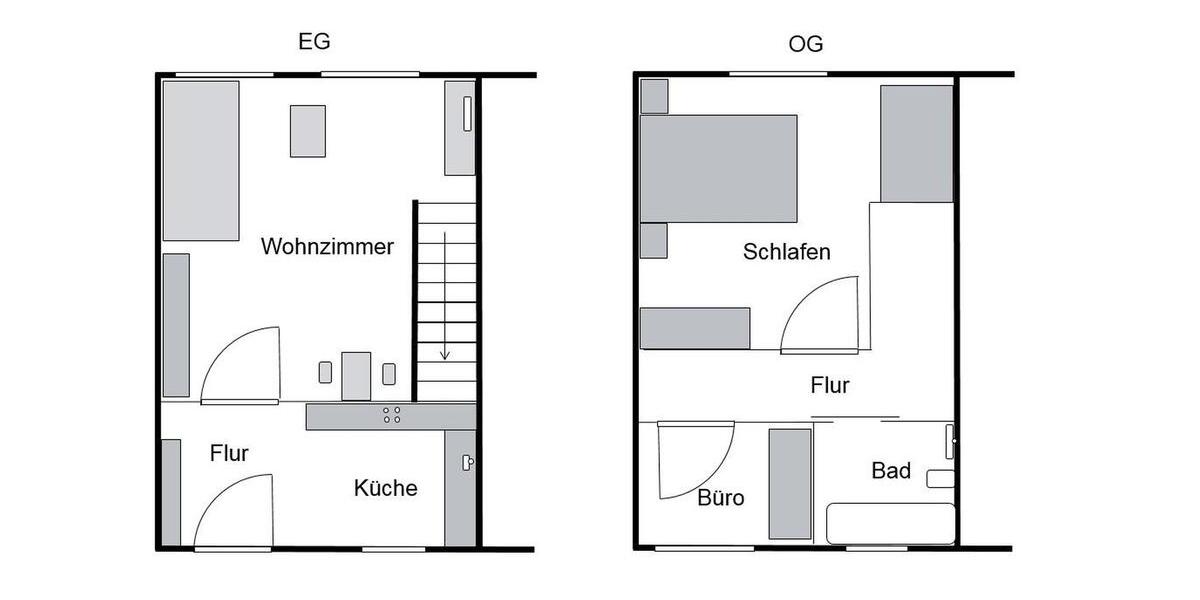 Erdgeschoßwohnung Braunschweig Lehndorf-Watenbüttel - 2.5 Zimmer, 51 m&sup2;, 589&euro; | Angebot:25172955