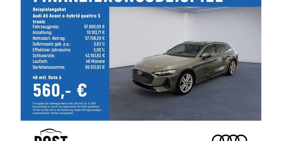 Audi A5 9.500 km 66.490 &euro; Hildesheim 31135