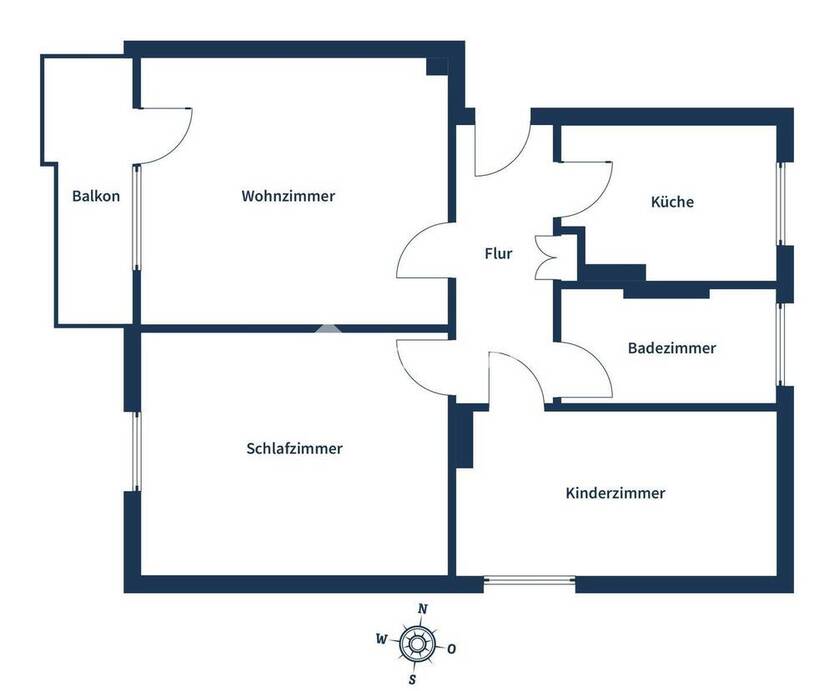 Neu sanierte 3-Zimmer-Wohnung mit überdachtem Balkon in ruhiger Lage