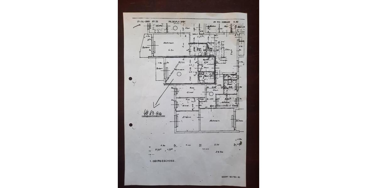 Etagenwohnung Braunschweig Wabe-Schunter-Beberbach - 1 Zimmer, 41 m&sup2;, 119.000&euro; | Angebot:26306024