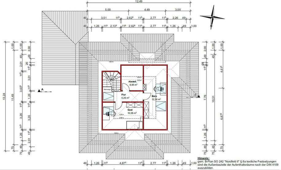 Baugrundstück mit genehmigtem Bauprojekt zimmer