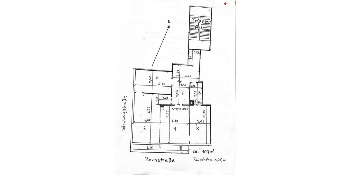 Etagenwohnung Braunschweig Östliches Ringgebiet - 3 Zimmer, 107 m&sup2;, 1.177&euro; | Angebot:27551151