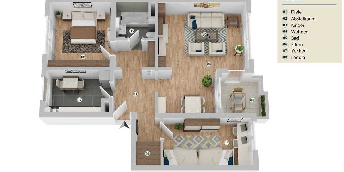 Modernes Wohnen in zentraler Lage - Etagenwohnung Hildesheim Oststadt/Stadtfeld | Angebot:23039160