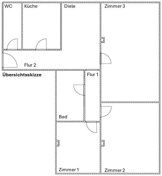 Dachgeschoßwohnung Edemissen - 3.5 Zimmer, 86 m&sup2;, 645&euro; | Angebot:25999984