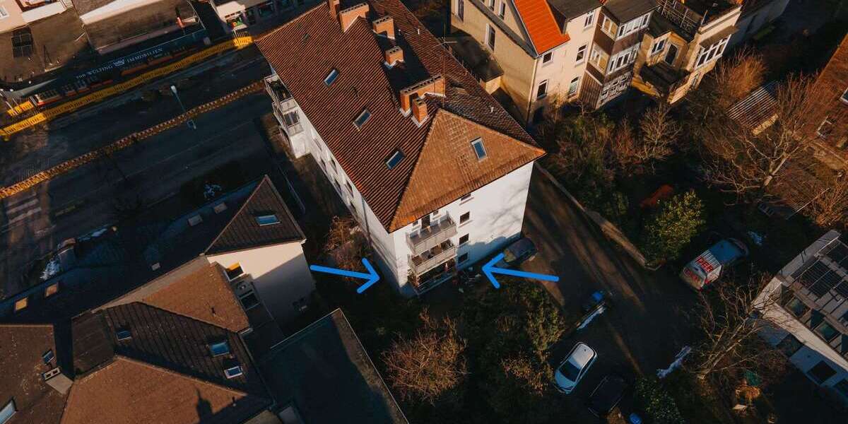 Etagenwohnung Braunschweig Östliches Ringgebiet - 3 Zimmer, 65 m&sup2;, 187.000&euro; | Angebot:26388399