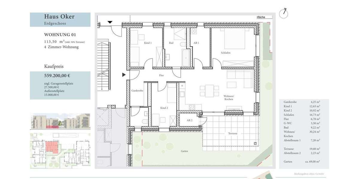 Etagenwohnung Wolfenbüttel - 4 Zimmer, 114 m&sup2;, 559.200&euro; | Angebot:27168614