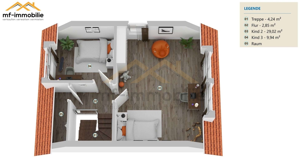 Reihenendhaus in Hondelage, kurzfristig frei! - Reihenhaus Braunschweig Wabe-Schunter-Beberbach | Angebot:26854463