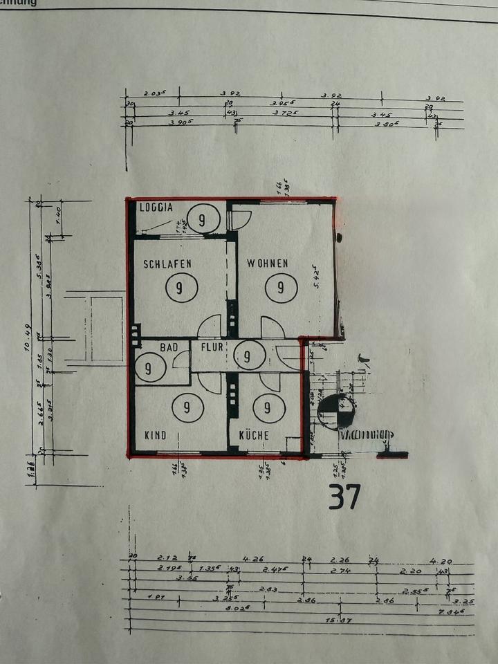 Braunschweig Zentrale 3-Zimmer-Wohnung mit Sonnenbalkon zimmer