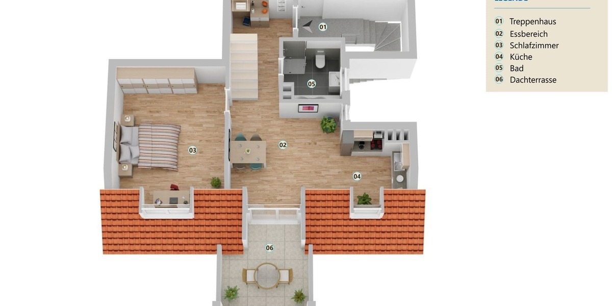 Über den Dächern der Stadt - Dachgeschoßwohnung Hildesheim Ost | Angebot:26631664