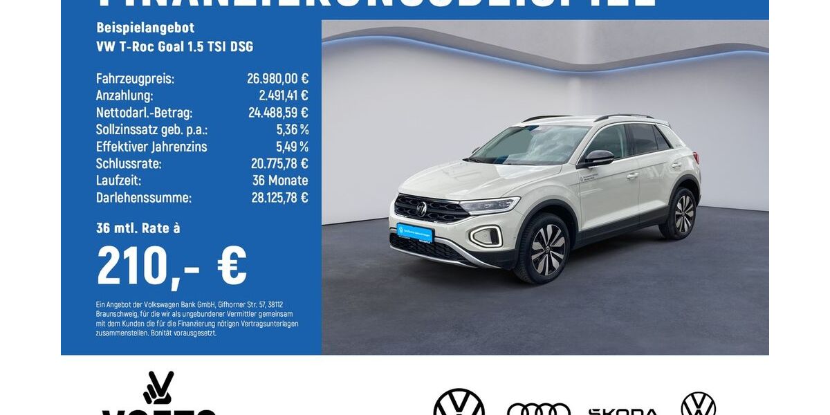 VW T-Roc 12.454 km 26.980 &euro; Braunschweig 38124