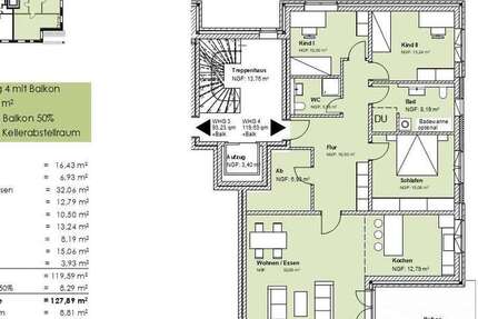 Wohnung zum Kaufen in Niedersachsen - Braunschweig 556.000 € 128 m²