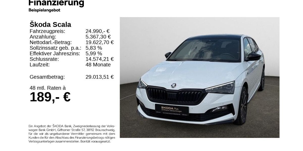 Skoda Scala 39.812 km 24.570 &euro; Hildesheim 31137