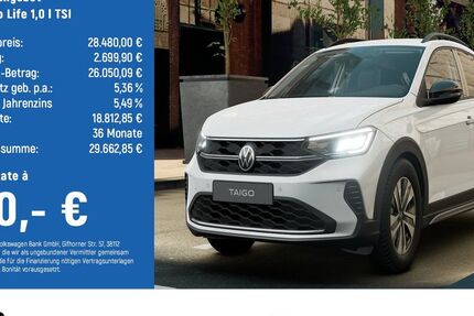 VW Taigo 3.483 km 28.480 &euro; Braunschweig 38122