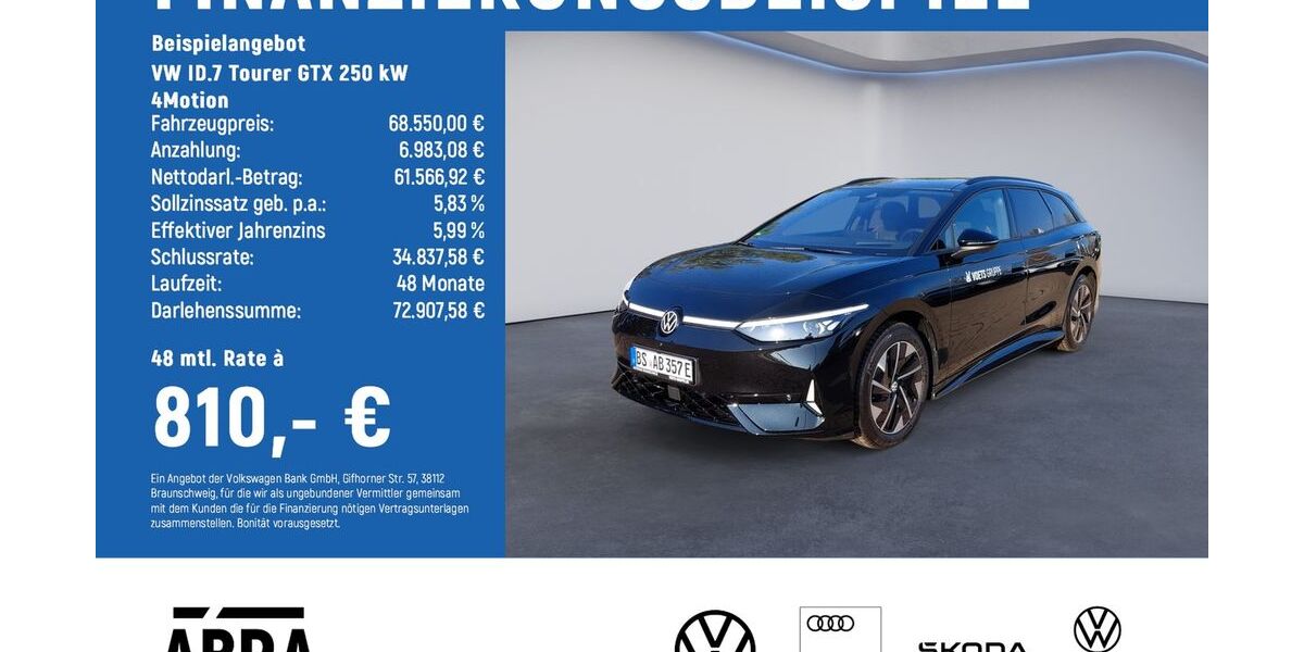 VW ID.7 9.000 km 67.990 &euro; Braunschweig 38108
