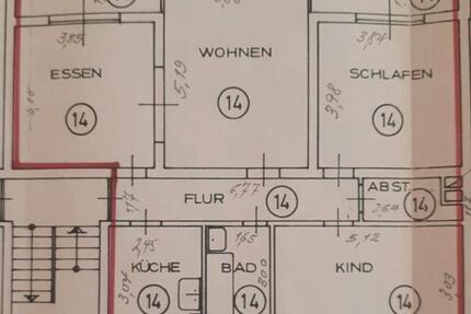Wohnung Wolfenbüttel Ahlum - 3 Zimmer, 98 m&sup2;, 980&euro; | Angebot:24741125