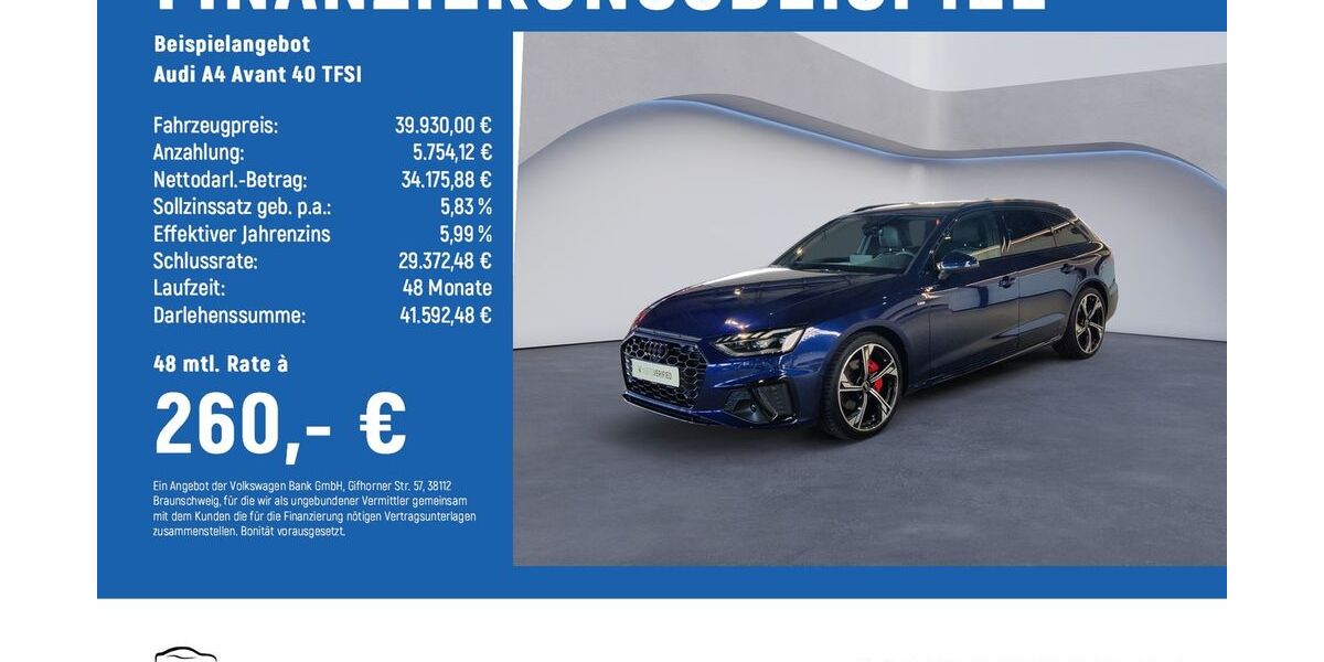 Audi A4 14.213 km 39.530 &euro; Hildesheim 31135