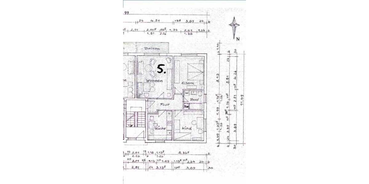 Etagenwohnung Bockenem - 3 Zimmer, 83 m&sup2;, 600&euro; | Angebot:25944690