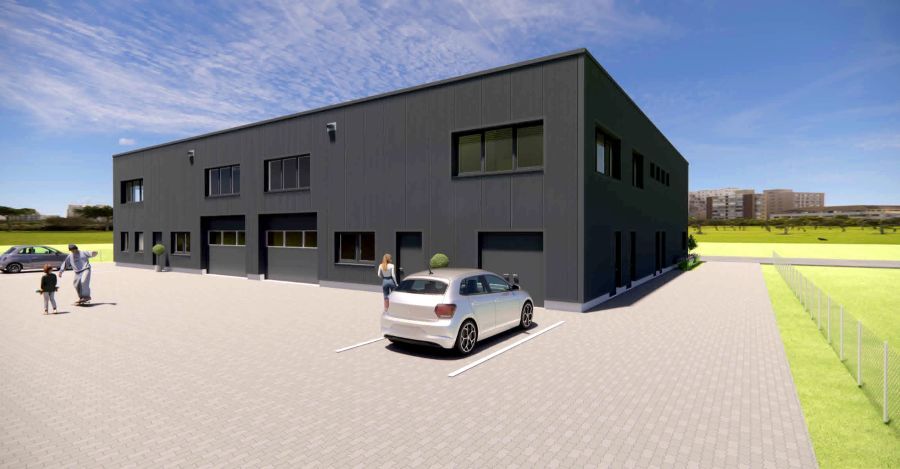 Hochwertige flexible Hallenflächen Ladenflächen mit Büro, einzelne Büroflächen in KFW40